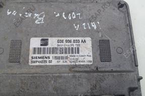 VW Seat Skoda БЛОК УПРАВЛЕНИЯ ДВИГАТЕЛЕМ 03E906033AA