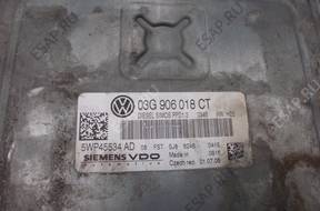 VW SEAT SKODA БЛОК УПРАВЛЕНИЯ ДВИГАТЕЛЕМ 03G906018CT