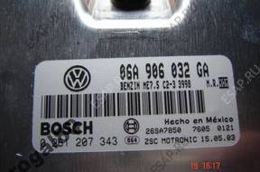 VW SEAT SKODA БЛОК УПРАВЛЕНИЯ ДВИГАТЕЛЕМ  06A906032 GA