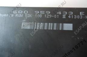 VW SEAT SKODA МОДУЛЬ БЛОК УПРАВЛЕНИЯ КОМФОРТОМ 6Q0959433E