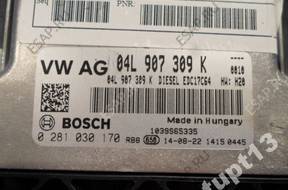 VW SHARAN 7N0 15-2016 год БЛОК УПРАВЛЕНИЯ ДВИГАТЕЛЕМ 04L907309K