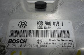 VW SHARAN БЛОК УПРАВЛЕНИЯ 038906019J   1.9 TDI 115 PS
