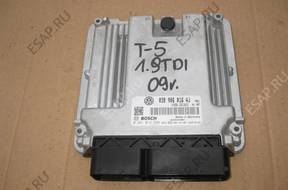 VW T5 1.9TDI 08 год, БЛОК УПРАВЛЕНИЯ ДВИГАТЕЛЕМ 038906016AJ