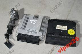 VW T5 2,5 TDI AXD 174 KM БЛОК УПРАВЛЕНИЯ НАБОР ЗАЖИГАНИЯ