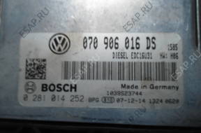 VW T5 2.5 TDI БЛОК УПРАВЛЕНИЯ 0281014252 070906016DS