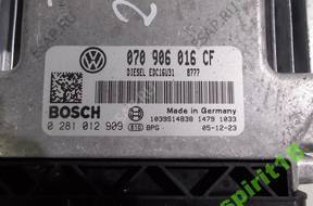 VW T5 2.5 TDI БЛОК УПРАВЛЕНИЯ 070906016CF 0281012909