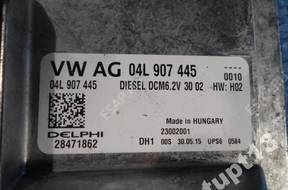 VW T6 2015 год 2.0 TDI БЛОК УПРАВЛЕНИЯ ДВИГАТЕЛЕМ 04L907445