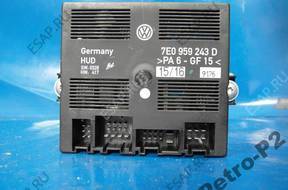 VW T6 MULTIVAN 2016 год. БЛОК УПРАВЛЕНИЯ ДВЕРИ 7E0959243D