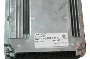 VW TOUAREG 7P БЛОК УПРАВЛЕНИЯ ДВИГАТЕЛЕМ 7P0907311C
