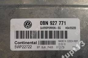 VW TOUAREG БЛОК УПРАВЛЕНИЯ BLOKADY NAPDW 0BN927771