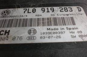 VW TOUAREG БЛОК УПРАВЛЕНИЯ ПАРКТРОНИКАМИ 7L0919283D