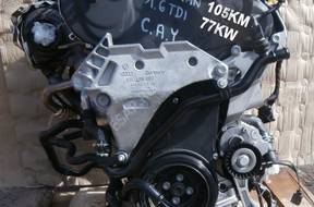 VW TOURAN 1.6 TDI 105 KM  двигатель комплектный CAY
