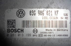 VW TOURAN 2.0 TDI БЛОК УПРАВЛЕНИЯ 03G906021KF 0281013199