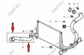 W ПАТРУБОК PRZEWD ТУРБО SAAB 9-5 1.9 TiD 12755947