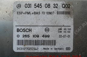 W210 БЛОК УПРАВЛЕНИЯ ESP BAS 0265109499 0315450832