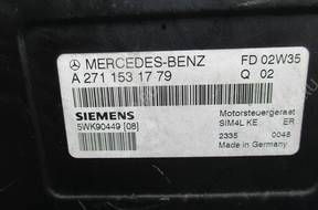 W211 W203 CLK 209 БЛОК УПРАВЛЕНИЯ ДВИГАТЕЛЕМ A2711531779