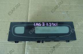 WYSWIETLACZ ZEGAR RENAULT LAGUNA II P8200002604A