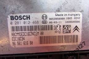 XSARA PICASSO 1,6 HDI БЛОК УПРАВЛЕНИЯ ДВИГАТЕЛЕМ 0281012468
