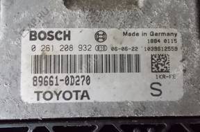 YARIS 06-11 1.0 БЛОК УПРАВЛЕНИЯ 0261208932 896610D270