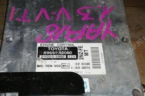 YARIS 99-05 1.0 БЛОК УПРАВЛЕНИЯ ДВИГАТЕЛЕМ 89661-52080