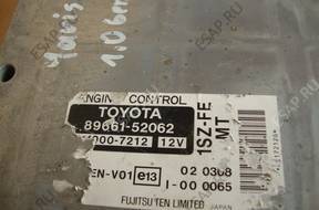 YARIS I 1.0 89661-52062 БЛОК УПРАВЛЕНИЯ EUROPA