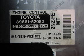 YARIS I 1.3 БЛОК УПРАВЛЕНИЯ 89661-52082 211000-5992