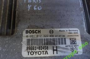 YARIS II 05-11 год, 1.4 D4D БЛОК УПРАВЛЕНИЯ 0281012322