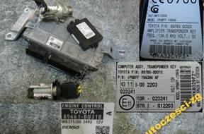 YARIS II 06 БЛОК УПРАВЛЕНИЯ 1,3 VVTI ЗАМОК ЗАЖИГАНИЯ 89661-OD310