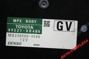 YARIS III HYBRID МОДУЛЬ БЛОК BSI 89221-0D400