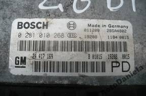 Zafira A 2.0 dti БЛОК УПРАВЛЕНИЯ ДВИГАТЕЛЕМ 0281010268