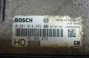 ZAFIRA B 1.9 CDTI БЛОК УПРАВЛЕНИЯ HD 0281014452 55566279