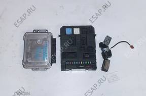 ЗАМОК ЗАЖИГАНИЯ БЛОК УПРАВЛЕНИЯ МОДУЛЬ PEUGEOT 207 1.4HDI