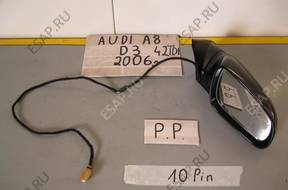 зеркало боковое  AUDI A8 D3 ПРАВОЕ  10 PIN