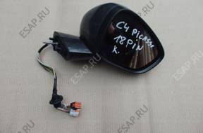 зеркало боковое CITROEN C4 PICASSO 14-  ПРАВОЕ 18 PIN