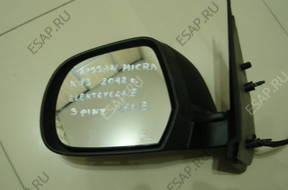 зеркало боковое  ЭЛЕКТРИЧЕСКОЕ ЛЕВОЕ Micra K13 2012 год. 3piny
