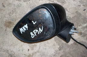 зеркало боковое FORD FIESTA MK7  ЛЕВОЕ 8 PIN