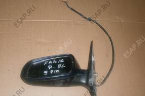 зеркало боковое  ЛЕВОЕ ЭЛЕКТРИЧЕСКОЕ SKODA FABIA 9 PIN