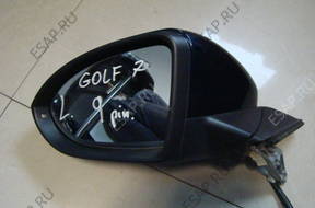 зеркало боковое ЛЕВОЕ  VW GOLF 7 LH5X 9PIN  PODŚWIE