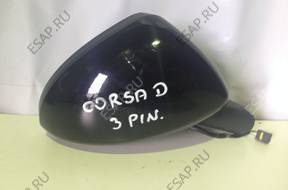 зеркало боковое  ПРАВОЕ ЭЛЕКТРИЧЕСКОЕ OPEL CORSA D 3 PIN