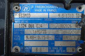 ZF 9S 1310 TO КОРОБКА ПЕРЕДАЧ DAF CF ECOMID
